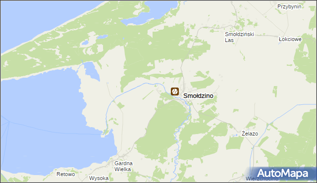 mapa Człuchy, Człuchy na mapie Targeo