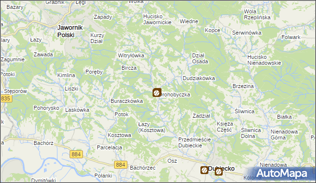 mapa Drohobyczka, Drohobyczka na mapie Targeo