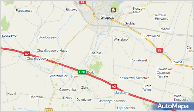 mapa Gółkowo, Gółkowo na mapie Targeo