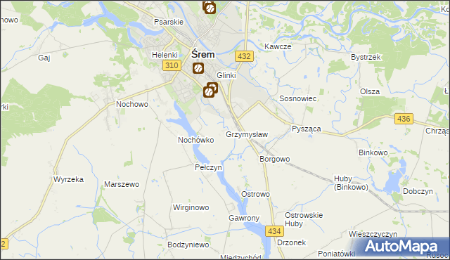 mapa Grzymysław, Grzymysław na mapie Targeo