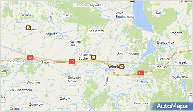 mapa Kochanów Wieniawski, Kochanów Wieniawski na mapie Targeo