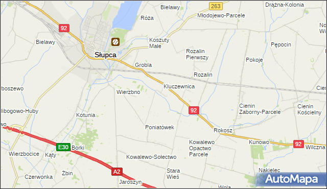 mapa Kowalewo-Góry, Kowalewo-Góry na mapie Targeo