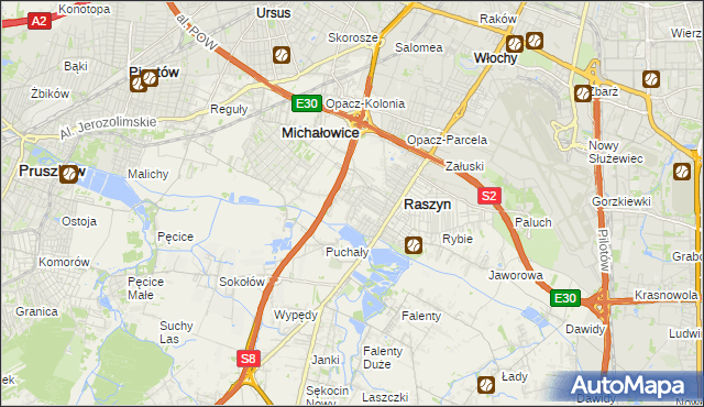 mapa Nowe Grocholice, Nowe Grocholice na mapie Targeo
