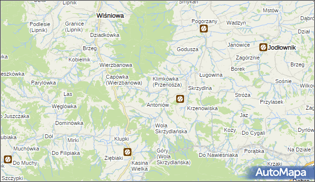 mapa Przenosza, Przenosza na mapie Targeo