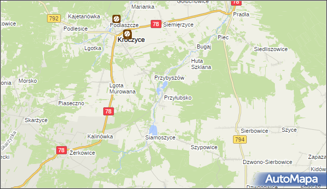 mapa Przyłubsko, Przyłubsko na mapie Targeo