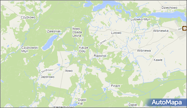 mapa Radońsk, Radońsk na mapie Targeo