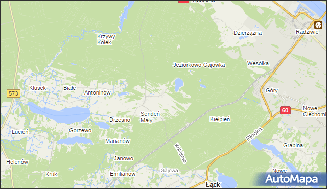 mapa Sendeń Duży, Sendeń Duży na mapie Targeo