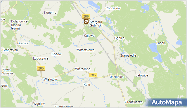 mapa Sieńsk, Sieńsk na mapie Targeo