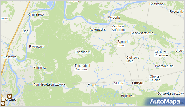 mapa Wzgórze-Leśniczówka, Wzgórze-Leśniczówka na mapie Targeo