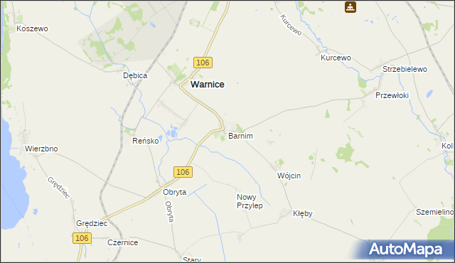 mapa Barnim, Barnim na mapie Targeo