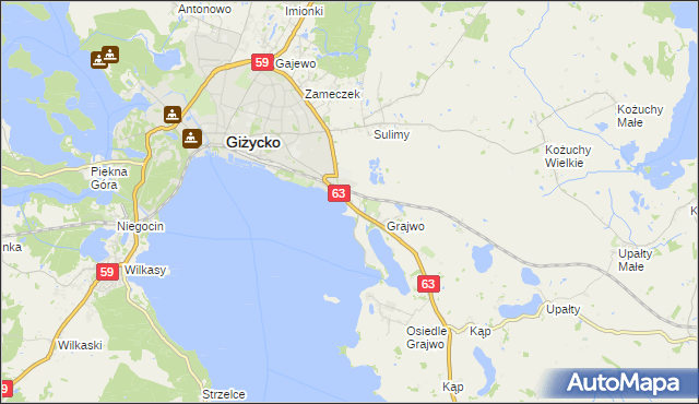 mapa Bystry, Bystry na mapie Targeo