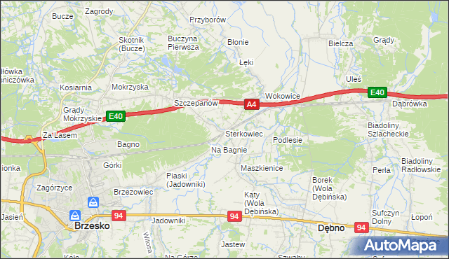 mapa Sterkowiec, Sterkowiec na mapie Targeo