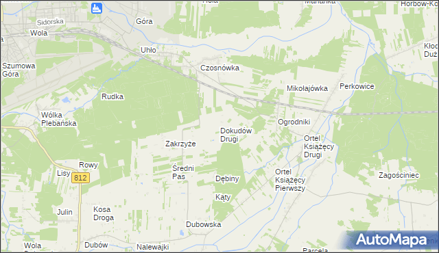 mapa Dokudów Drugi, Dokudów Drugi na mapie Targeo