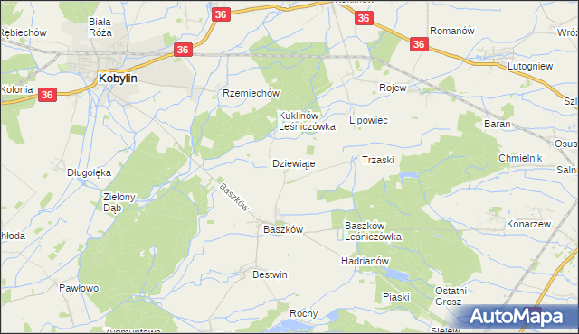 mapa Katarzynów gmina Zduny, Katarzynów gmina Zduny na mapie Targeo