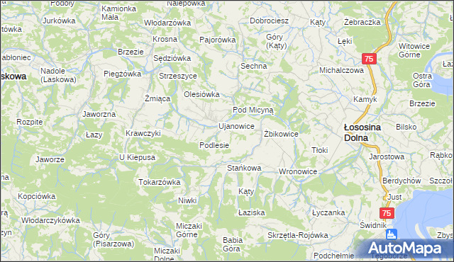 mapa Kobyłczyna, Kobyłczyna na mapie Targeo