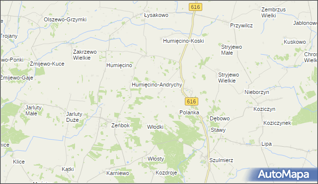 mapa Leśniewo Górne, Leśniewo Górne na mapie Targeo