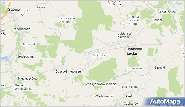 mapa Morszków, Morszków na mapie Targeo