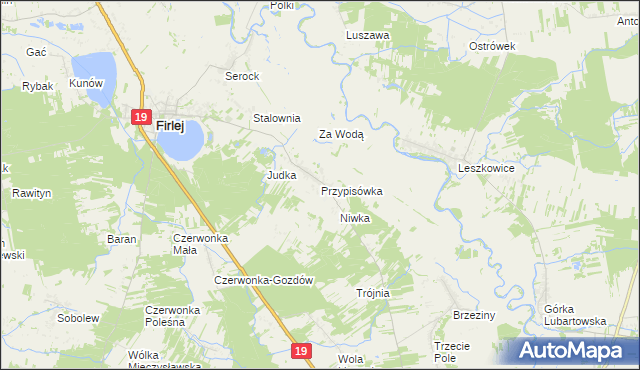 mapa Przypisówka, Przypisówka na mapie Targeo