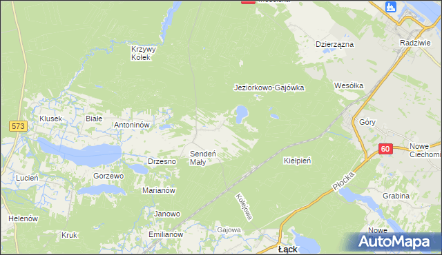 mapa Sendeń Duży, Sendeń Duży na mapie Targeo