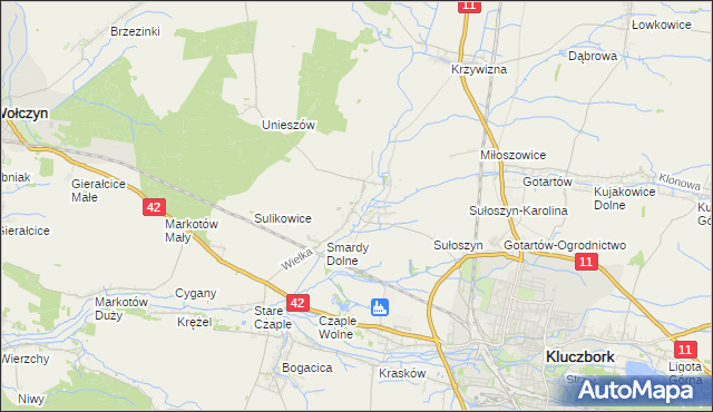 mapa Smardy Górne, Smardy Górne na mapie Targeo