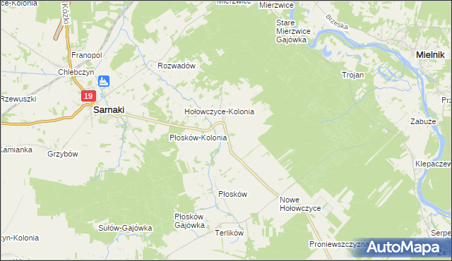 mapa Stare Hołowczyce, Stare Hołowczyce na mapie Targeo