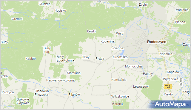 mapa Jakimowice, Jakimowice na mapie Targeo