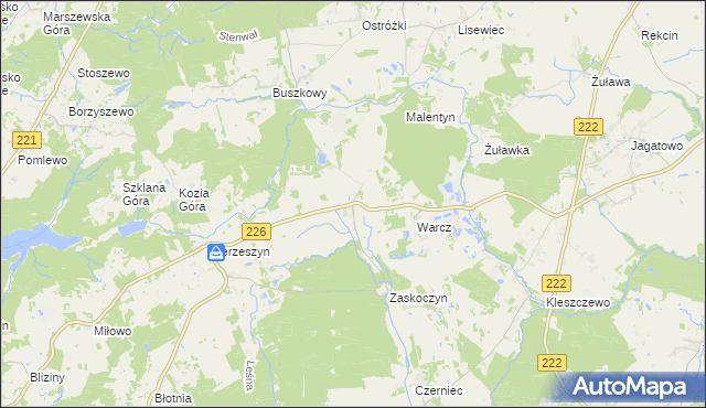 mapa Domachowo gmina Trąbki Wielkie, Domachowo gmina Trąbki Wielkie na mapie Targeo