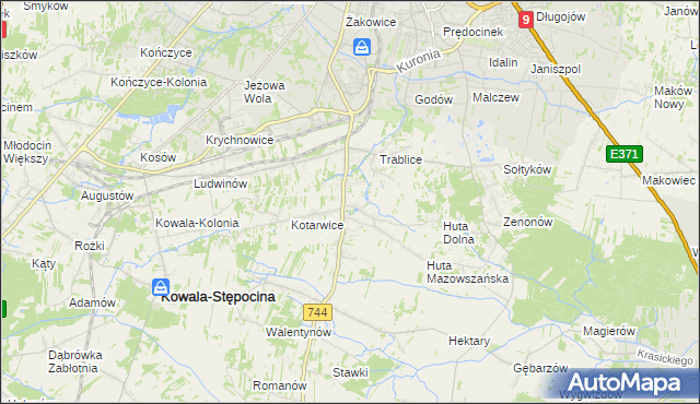 mapa Mazowszany, Mazowszany na mapie Targeo