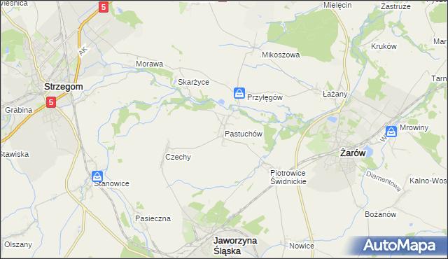 mapa Pastuchów, Pastuchów na mapie Targeo