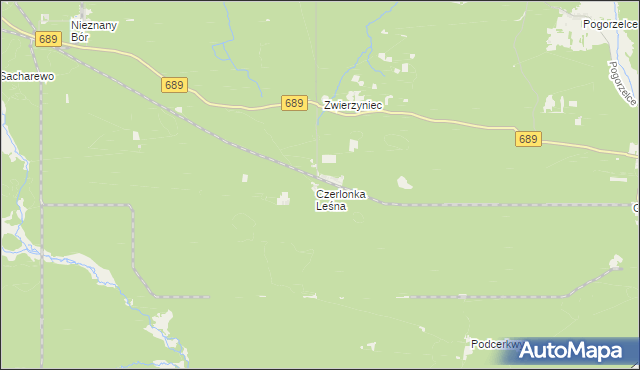 mapa Przewłoka gmina Białowieża, Przewłoka gmina Białowieża na mapie Targeo