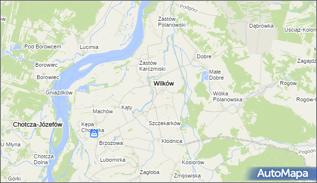 mapa Urządków, Urządków na mapie Targeo