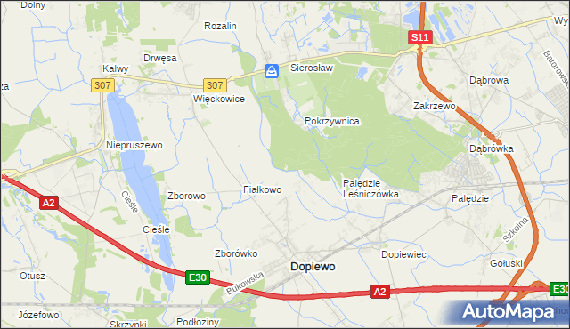 mapa Więckowice Leśniczówka, Więckowice Leśniczówka na mapie Targeo
