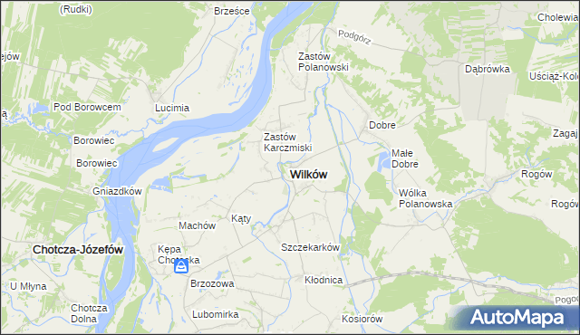 mapa Wilków powiat opolski, Wilków powiat opolski na mapie Targeo