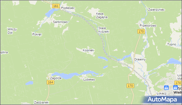 mapa Zdzieborze, Zdzieborze na mapie Targeo