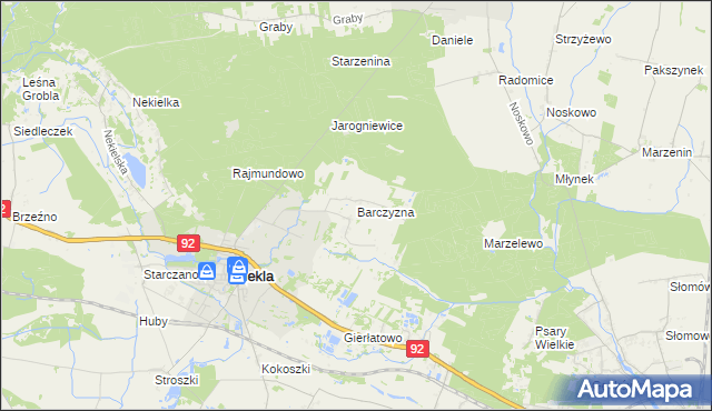 mapa Barczyzna, Barczyzna na mapie Targeo