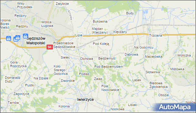 mapa Będziemyśl, Będziemyśl na mapie Targeo