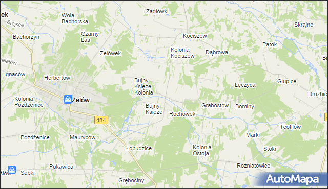 mapa Bujny Szlacheckie, Bujny Szlacheckie na mapie Targeo