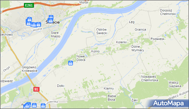 mapa Górne Wymiary, Górne Wymiary na mapie Targeo