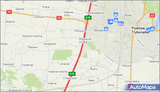 mapa Kargał-Las, Kargał-Las na mapie Targeo