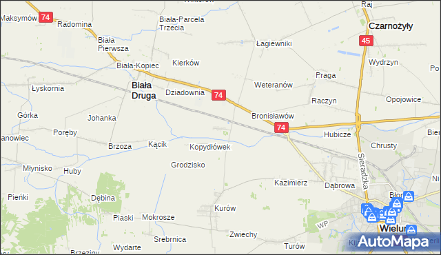 mapa Kopydłów, Kopydłów na mapie Targeo