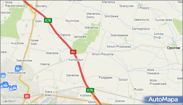 mapa Mnich-Południe, Mnich-Południe na mapie Targeo