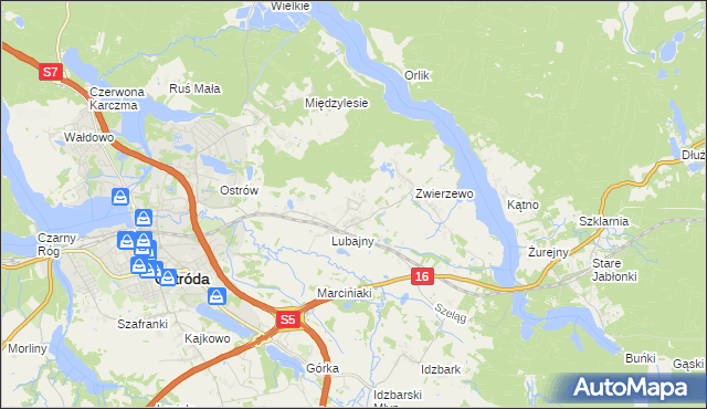 mapa Nowe Siedlisko, Nowe Siedlisko na mapie Targeo