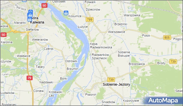 mapa Radwanków Szlachecki, Radwanków Szlachecki na mapie Targeo