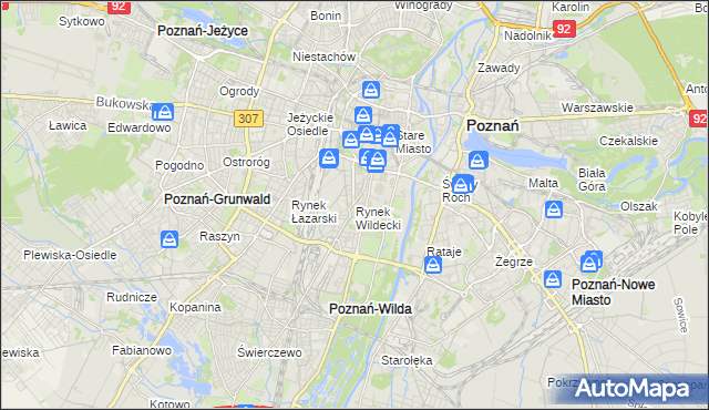 mapa Rynek Wildecki, Rynek Wildecki na mapie Targeo