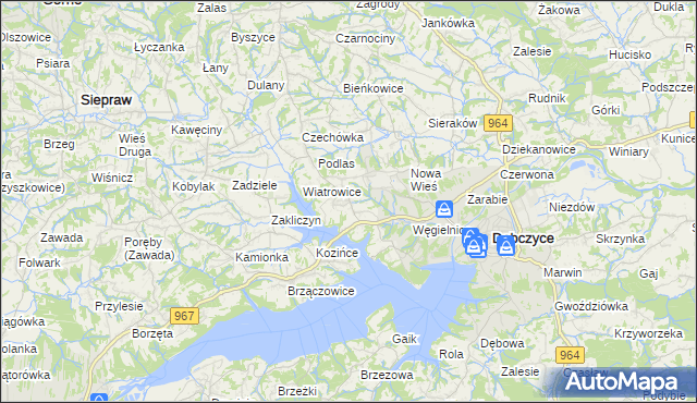 mapa Stojowice, Stojowice na mapie Targeo