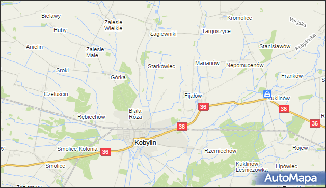 mapa Berdychów, Berdychów na mapie Targeo