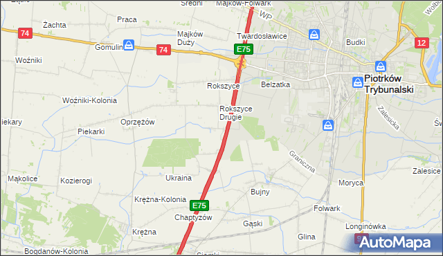 mapa Kargał-Las, Kargał-Las na mapie Targeo