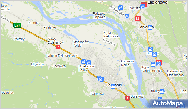 mapa Kiełpin Poduchowny, Kiełpin Poduchowny na mapie Targeo