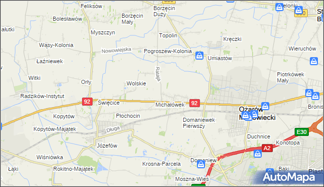 mapa Koprki, Koprki na mapie Targeo