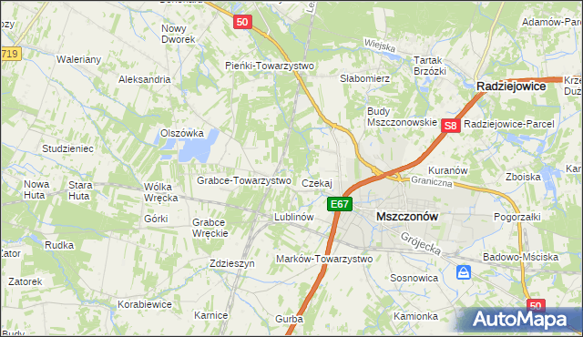 mapa Marków-Świnice, Marków-Świnice na mapie Targeo
